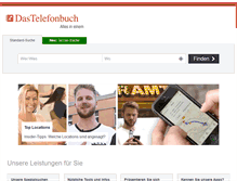 Tablet Screenshot of adresse.dastelefonbuch.de