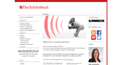 Desktop Screenshot of newsroom.dastelefonbuch.de
